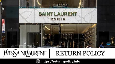 ysl beauty return policy|ysl customer service.